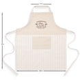 thumbnail image 6 of Mainstays Chef Kitchen Apron, 28" x 32" Cotton Apron with Pocket for Cooking, Baking, Gardening, Beige Sourdough Bread Club, 6 of 6