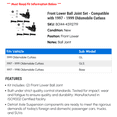 thumbnail image 2 of Front Lower Ball Joint Set - Compatible with 1997 - 1999 Oldsmobile Cutlass 1998, 2 of 2