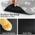 thumbnail image 6 of Dog Food Mats for Floors, Absorbent Quick Dry Pet Cat Food Mat, Dog Bowl Mats for Food and Water Dispenser Mat, Eco-Friendly Dog Accessories Pet Supplies 12"x20", 6 of 6