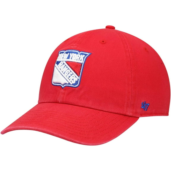Men's '47 Red New York Rangers Clean Up Adjustable Hat