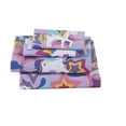 thumbnail image 2 of Fancy Linen 4pc Queen Sheet Set Castle Unicorn Purple Pink White Yellow New, 2 of 2
