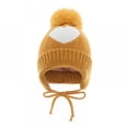 thumbnail image 1 of Chapeau d'Hiver Enfant Garçon Fille en Maille Doublée Polaire avec Bandeau, 1 of 3