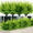 B Green, variant on KUNPENG 20 Bundles Artificial Greenery Fake Plants for Outdoor, UV Resistant Faux Boxwood Shrubs for Window Box Porch Garden Decor, Indoor Outdoor Plastic Grass Stems for Home Office Decoration