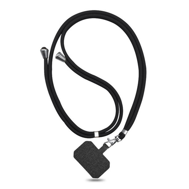 CNKOO Sangle de Cou de Smartphone Portable Réglable Pendaison Smartphone Clés Caméra Corde Portable Marche Amovible Noir