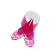 thumbnail image 4 of 50pcs Papel Ahueca Hacia Fuera Del De Servilleta De Boda Del Partido Del Partido De Navidad Decoración De Soledad Servilletero, 4 of 4