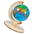 thumbnail image 4 of SHISUYAN Wooden Earth Globe For Kids Diy Science Craft Kit Handmade Educational Globe For Classroom Home Decorations, 4 of 8