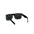 thumbnail image 4 of Polarized Rectangular Plastic Oversize Mens Sport Sunglasses All Black, 4 of 4