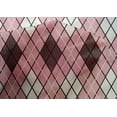 thumbnail image 4 of oneOone Cotton Silk Pastel Pink Fabric Argyle Check Sewing Material Print Fabric By The Yard 42 Incheses Wide, 4 of 4
