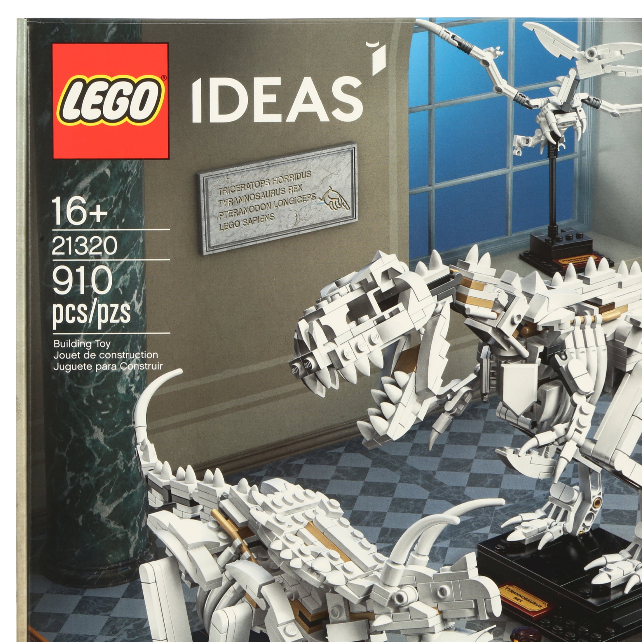 LEGO Ideas 21320 Dinosaur Fossils Building Kit (910 Pieces) 