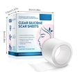 thumbnail image 3 of 1.5M×2.5Cm Silicone Scar Tape Roll | Reusable Scar Removal Patch, Keloid Scar Strips | Application (35G), 3 of 9