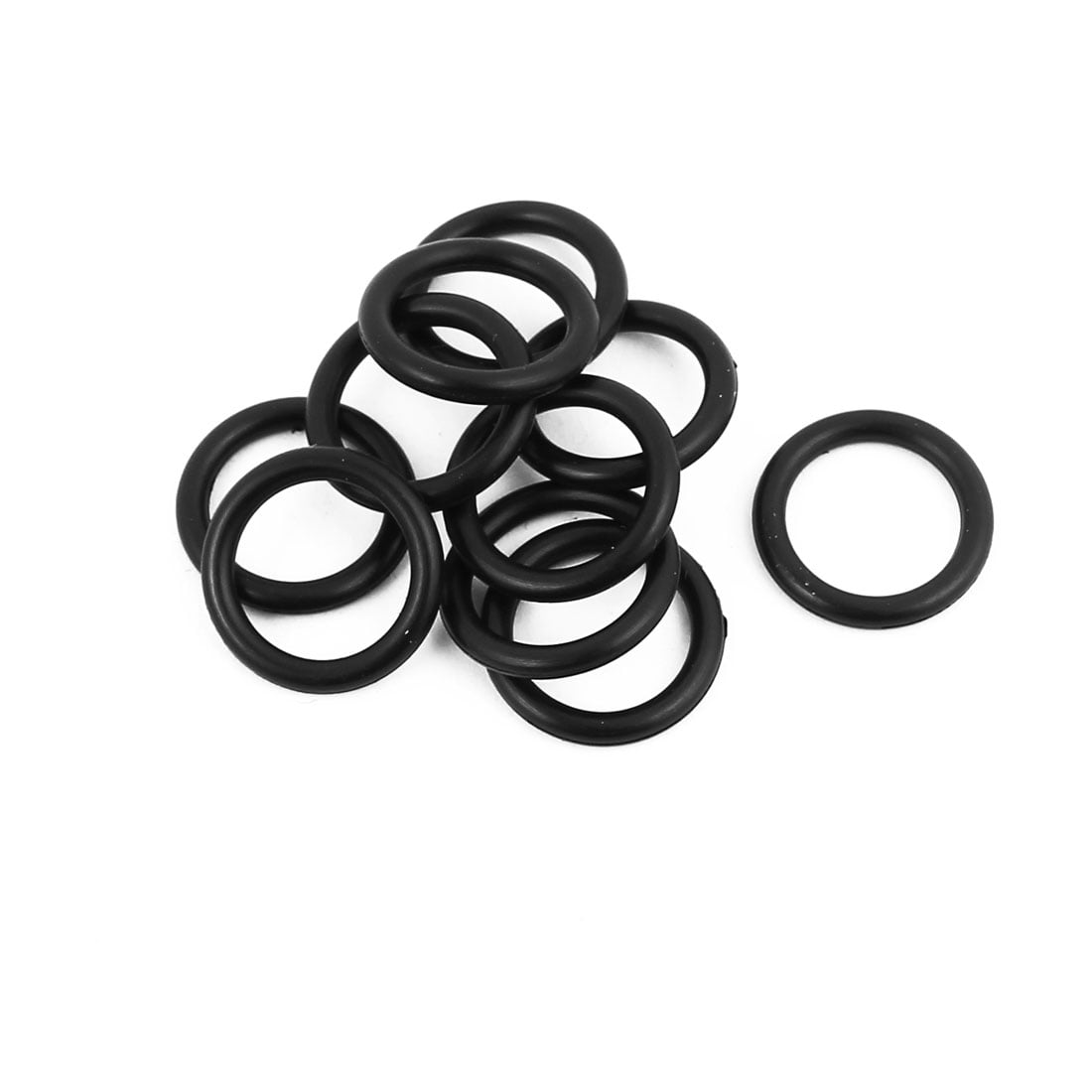 10Pcs 14mm x 1.9mm Rubber Orings NBR Heat Resistant Sealing Ring
