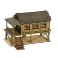 thumbnail image 2 of Xuanheng Maison Modèles 1/72 Non Peinte Maison en Bois DIY Assembler Projets DIY Accessoire B, 2 of 8