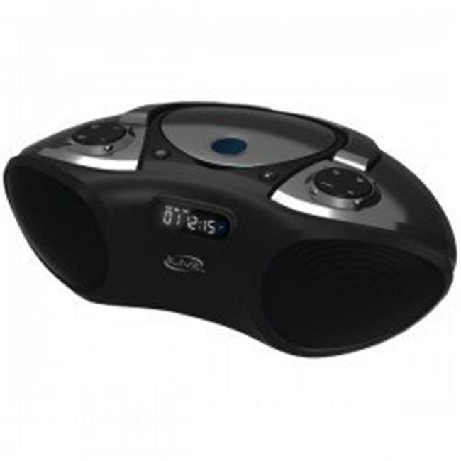 Black Bluetooth Boombox Plays Cd CdRRw