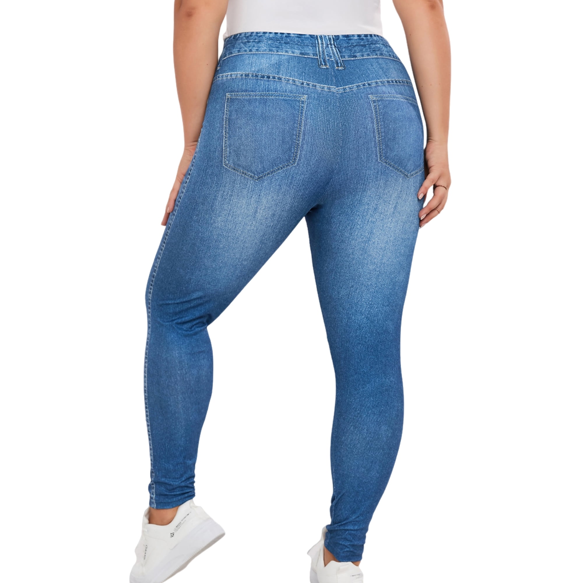 High waist denim jeggings hotsell
