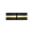 thumbnail image 4 of Mens Black Ceramic Wedding Band Ring 8mm with 14K Yellow Gold Inlay for Men, 4 of 6