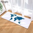 thumbnail image 3 of Hongbo Creative 3D Printed World Map Doormat Anti-slip Water Absorption Floor Mat for Bed Room Carpet Kitchen Mat Home Decor, 3 of 6