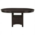 thumbnail image 3 of Coaster Lavon Extendable Storage Wood Dining Table in Espresso, 3 of 8