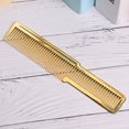 thumbnail image 2 of Barber Comb Hair Styling Comb Dry Or Wet Styling Tool Gold, 2 of 8