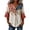 0527liBeige, variant on 250th Anniversary USA Shirts for Womens Plus Sized America Flag Printed V Neck Tshirts 4th of July Button Tops 3/4 Sleeve Independence Day Graphic Tees 0527liBlue2 XL