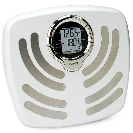Taylor Body Fat & Water Analyzer Scale, Model 5574