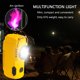 thumbnail image 1 of Linterna De Bolsillo Carga Tipo C Llavero LED multifuncional 6000K Lámpara de emergencia Amarillo, 1 of 4