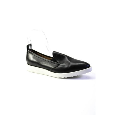 

Everlane Womens Leather Pointed Toe Street Loafers Black 8