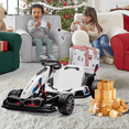 thumbnail image 3 of JoyWheels 36V Licensed BMW Go Cart for Kids, Drift Ride on Car with 400W Powerful Motor, Electric Go Cart With Light, for Kids Age 6+ 8mph,White, 3 of 10