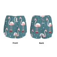 thumbnail image 6 of Goofa Flamingo Printed Women 2 in 1 Running Shorts,Quick Dry Athletic Workout Shorts,High Waisted Athletic Shorts with Liner Pockets-XX-Large, 6 of 9