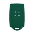 thumbnail image 1 of Funda de llave de coche TPU verde oscuro para Renault Clio - Funda de control remoto de 4 botones, 1 of 6
