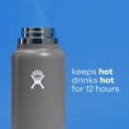 thumbnail image 3 of Hydro Flask 32OZ Wide Mouth 2.0 Water Bottle, Straw Lid, Multiple Colors - White, 3 of 3