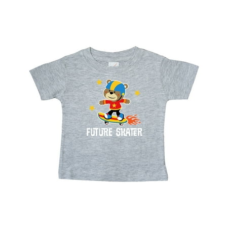 

Inktastic Skateboard Future Skater Gift Baby Boy T-Shirt