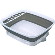 Rubbermaid 3pc Enhanced Dish Rack, Drainer, & Sink Mat