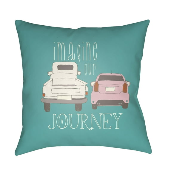 Doodle 18 x 18 x 4 Made to Order Throw Pillow