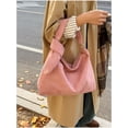 thumbnail image 3 of SPEKSEE Trendy Suede Crescent Shoulder Bag for Women Large Capacity Suede Purses for Work Travel College Tote Handbag, 3 of 10