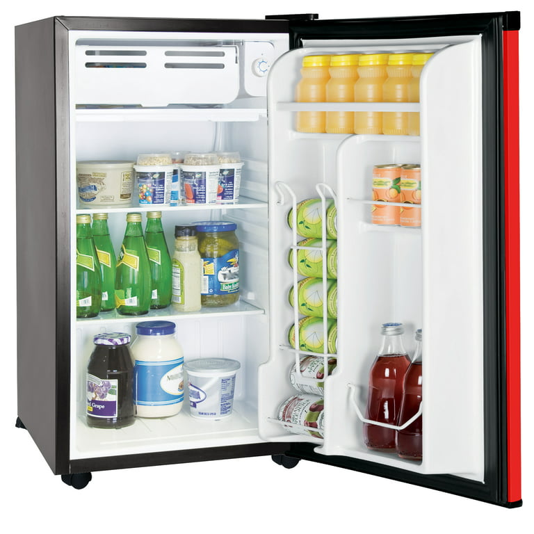 3.2 CU FT Compact Mini Refrigerator Separate Freezer, Small Fridge