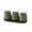 Retro green, variant on Minimalists Ceramic Condiment Jars Set of 3 With Wooden Lid And Spoon Seasoning Container Bowl For Salt Pepper Sugar