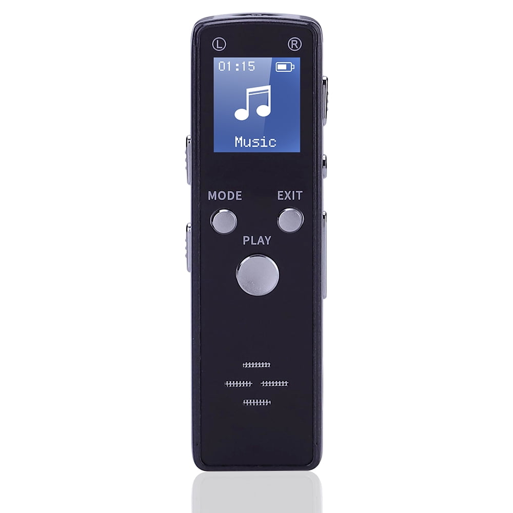 RONY 32GB Digital Voice Recorder - Portable Voice Activated Recorder with Password Noise Reduction A-B Repeat Playback MP3 Player for Meeting Interview Lecture