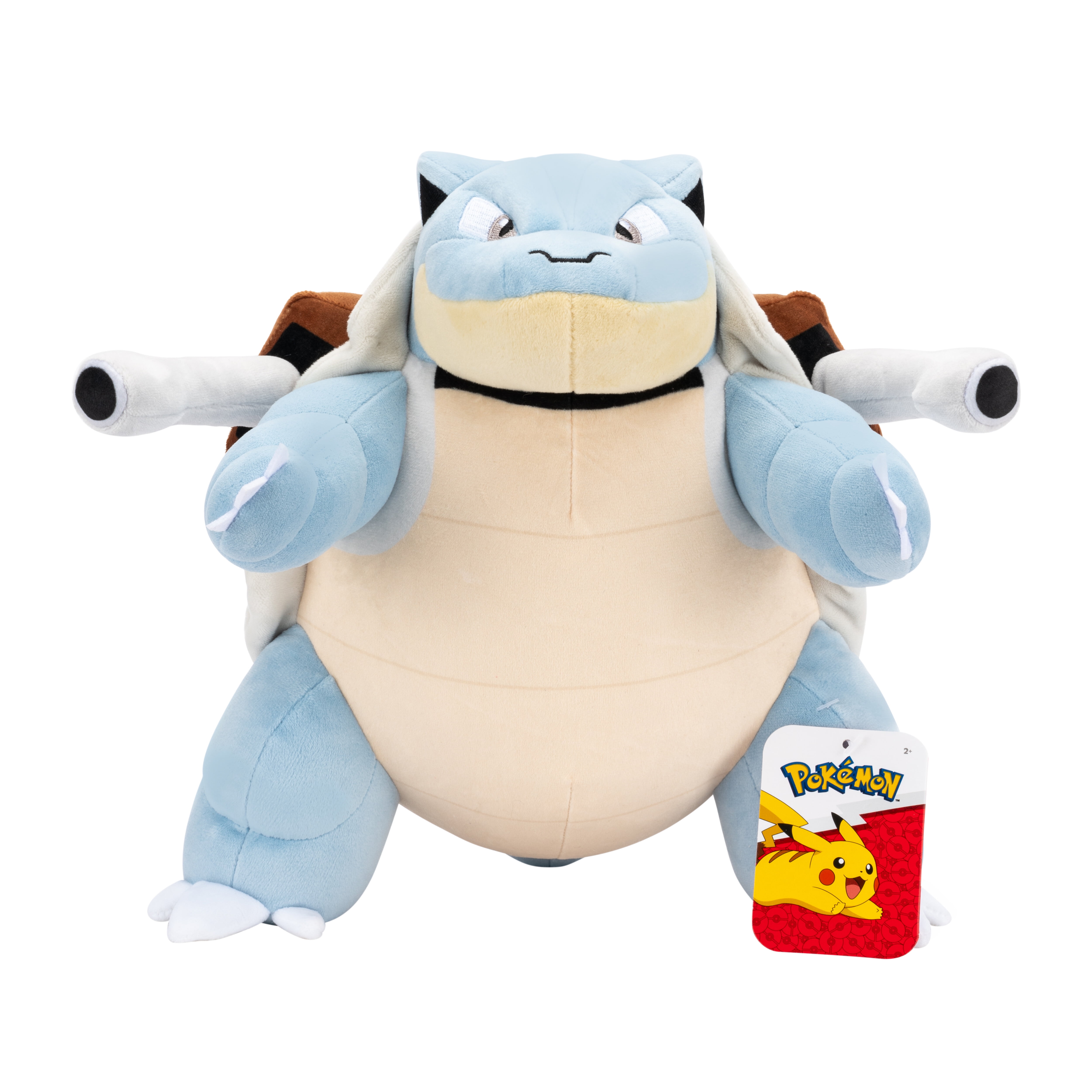 Pokémon Blastoise Plush Toy, 12-Inch Soft Stuffed Character Plush