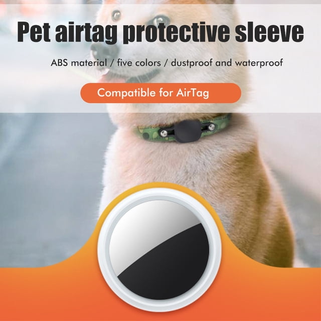 Funda impermeable para Collar de mascotas, Compatible con Airtag, funda protectora antirrobo y antipérdida para collares de todos los anchos
