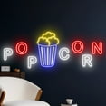 thumbnail image 4 of Handmadetneonsign Popcorn Neon Sign, Popcorn Neon Light, Popcorn Led Light, Popcorn Cinema Film, 4 of 5