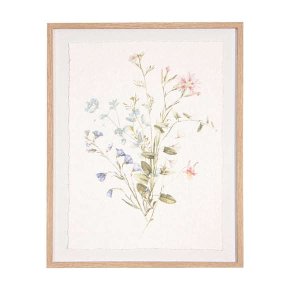Framed Paper Art Wildflowers