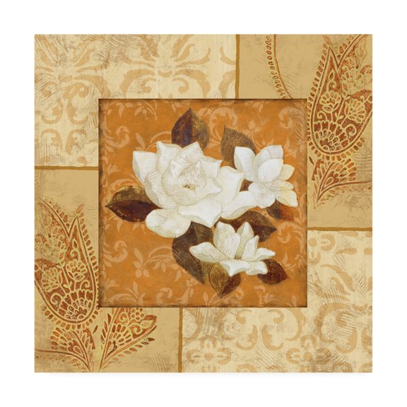 Trademark Fine Art 'Magnolia 1 Beige' Canvas Art by Pablo Esteban
