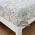 thumbnail image 4 of SHILIU-4 Piece Vintage Paisley Sheet Set Full Size, Soft Printed Microfiber Sheets Extra Deep Pocket Wrinkle Free, 4 of 4