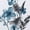 Grey/Blue, variant on H.VERSAILTEX 100% Blackout Curtains Cattleya Floral Printed Drapes Leah Floral Thermal Bedroom Curtains for Living room with Black Liner 2 Panels,52" x 84",Grey/BLue