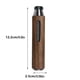 thumbnail image 3 of Cenicero portátil para coche con tapa - Aluminio y nogal, 3 boquillas para todos los cigarrillos, cenicero cortaviento e impermeable, fácil de limpiar para viajar, 3 of 9