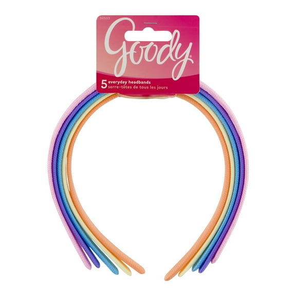 Goody Headband Pastel, 5 count