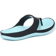 thumbnail image 3 of Strive Ilya Women's Leather Orthotic Toe Post Sandal In Black Size 10.5/11, 3 of 6