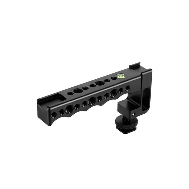 Sidaley Empuñadura de ubicación de la cámara Zapata fría Empuñadura de mano de aleación de aluminio Reemplazo Fotografía Videocámara Accesorios de cámara y óptica