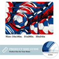 thumbnail image 2 of Football Polyester, Non-Slip, Machine Washable Outdoor Carpet Floor Rug for Door - 3x5 Feet, 2 of 6