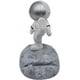 thumbnail image 3 of Soporte para teléfono de astronauta creativo, soporte para teléfono celular de astronauta, lindo y divertido soporte para teléfono inteligente para escritorio, hogar, oficina, plateado (A), 3 of 5
